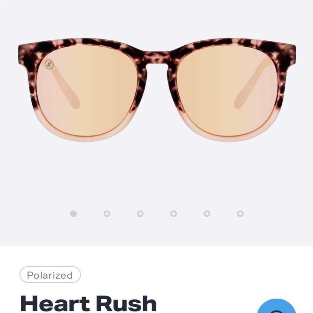 Blenders sunglasses heart rush polarized
